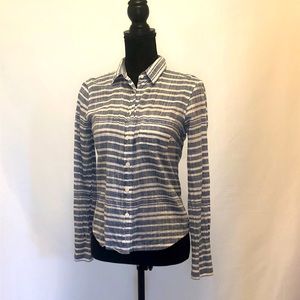 J. Crew long sleeve button down stripe cotton